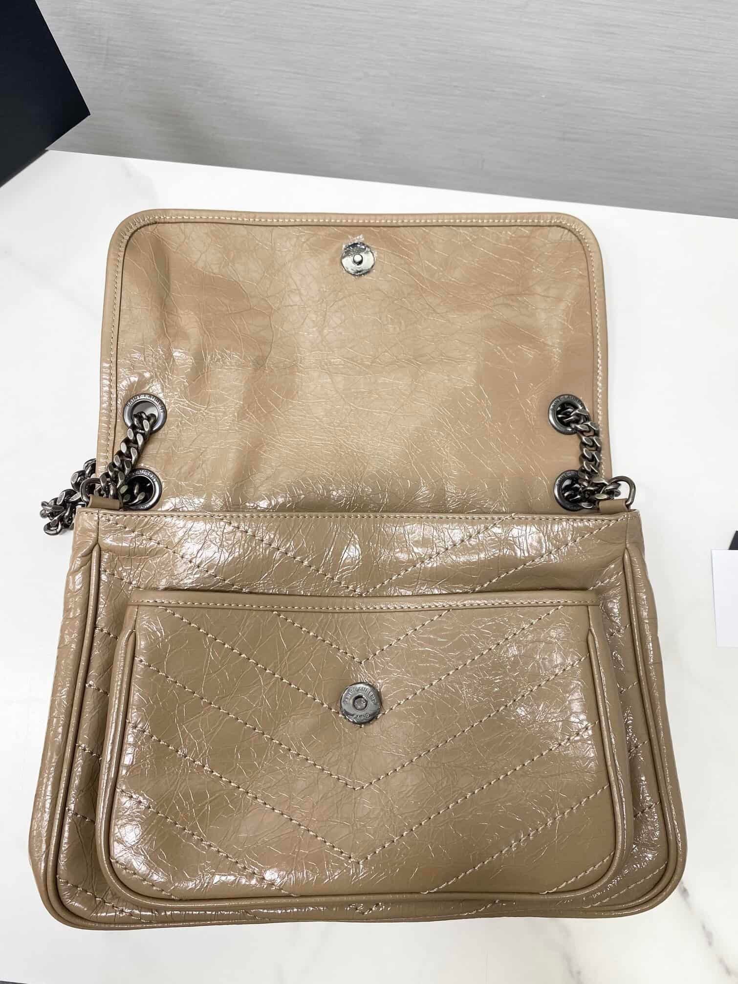 YSL Saint Laurent's Niki's Medium Handbag - Apricot 31090 | Sandra Bags - Image 3