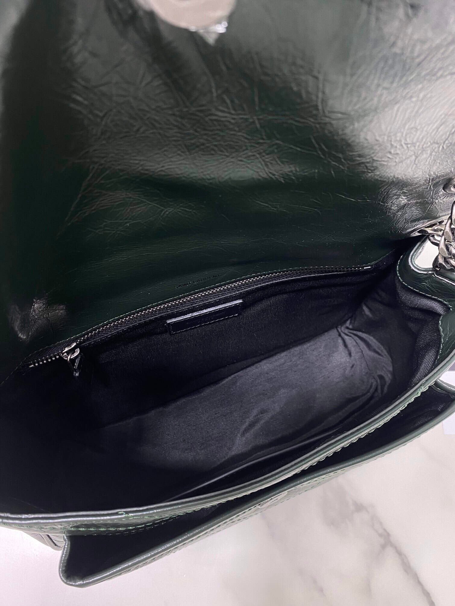 YSL Saint Laurent's Niki's Medium Handbag - Emerald 79288 | Sandra Bags - Image 2