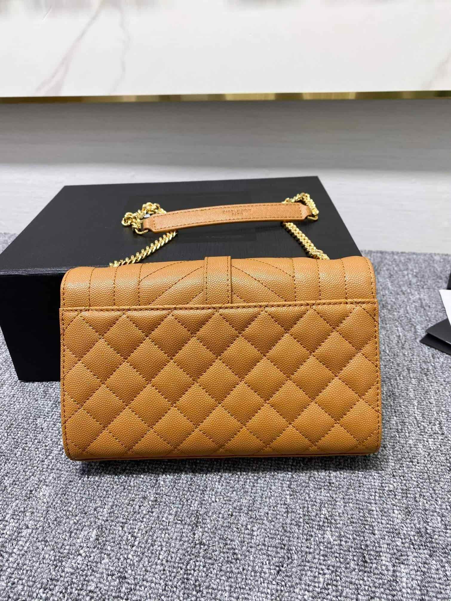 YSL Small Envelope Bag - Orange 21313 | Sandra Bags - Image 5