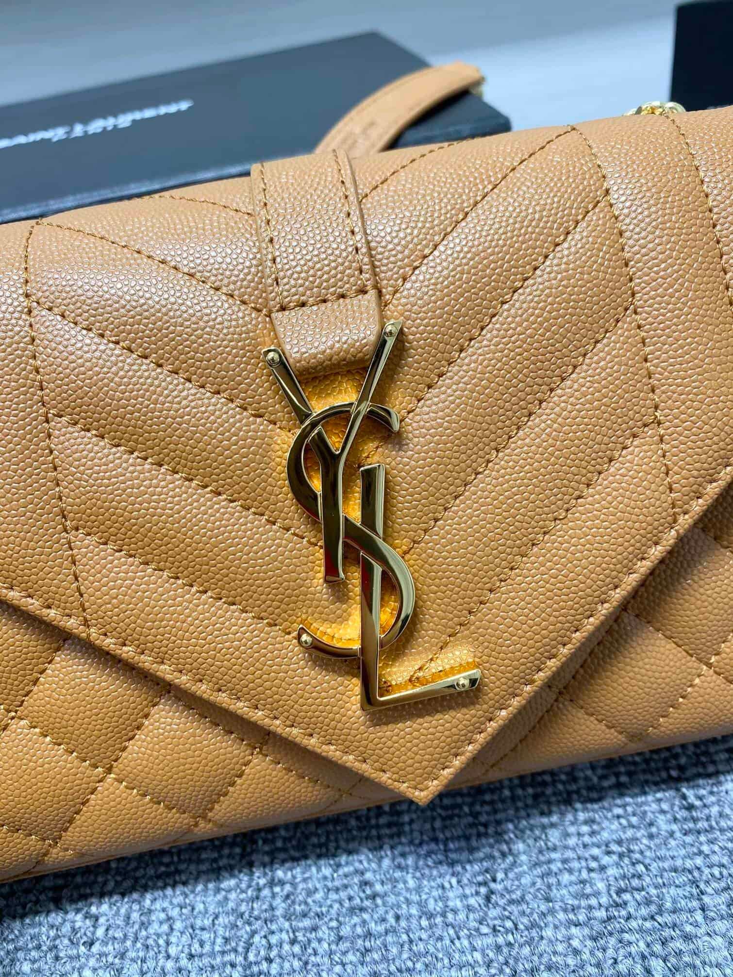 YSL Small Envelope Bag - Orange 21313 | Sandra Bags - Image 3