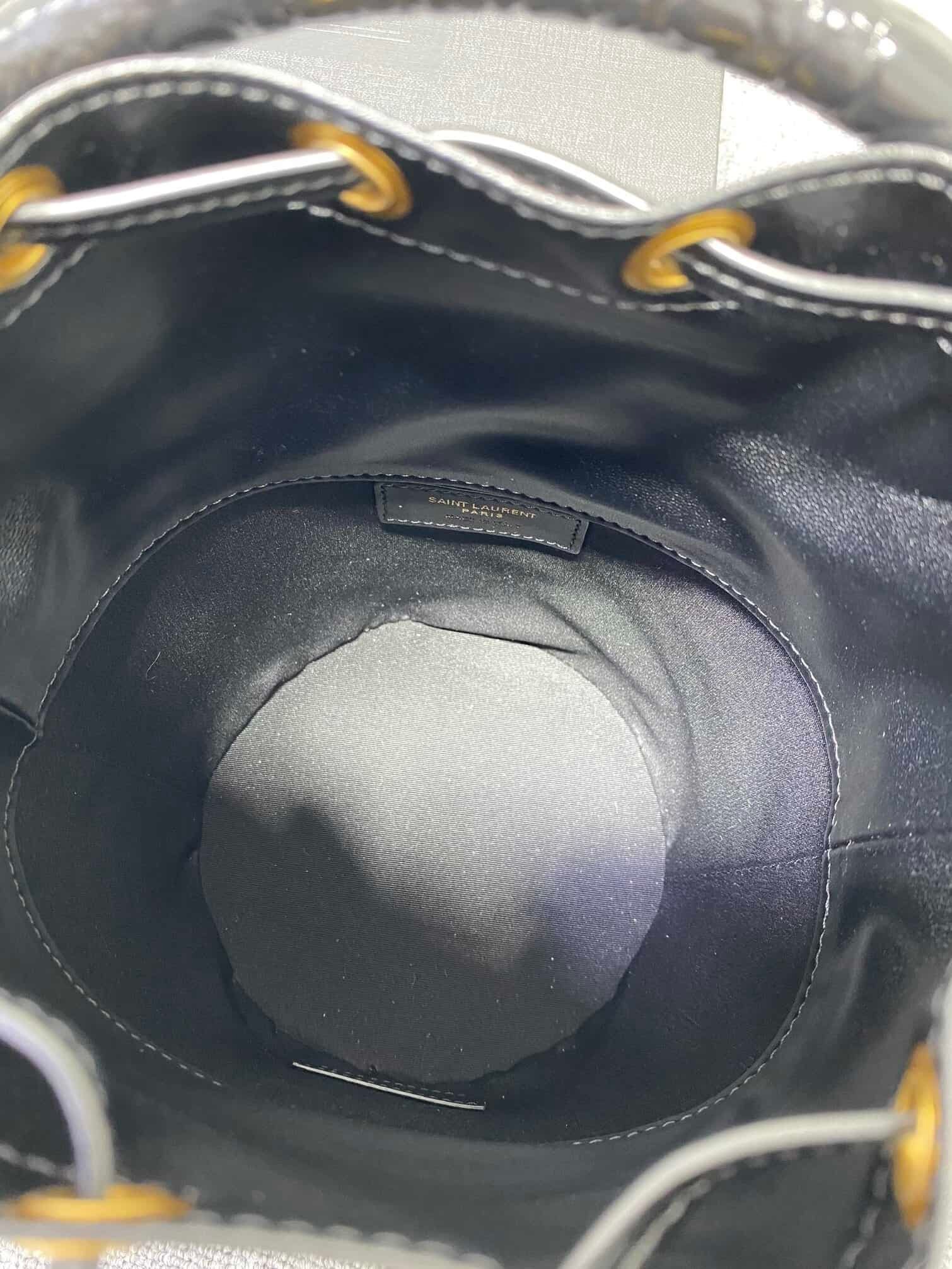 YSL Retro Bucket Bag - Black 98680 | Sandra Bags - Image 2