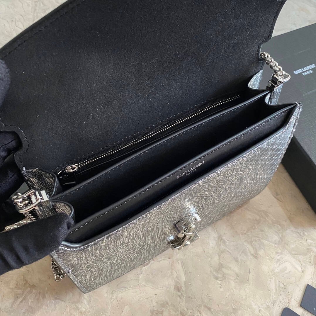 YSL Snake-Print Envelope Handbag 53176 | Sandra Bags - Image 2