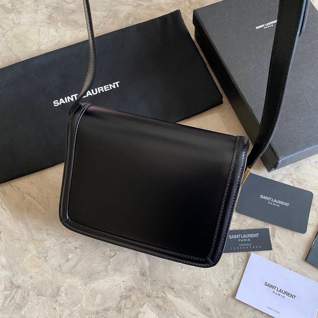 YSL Monogram Cross-body Shoulder Small Handbag - Black 85217 | Sandra Bags - Image 5