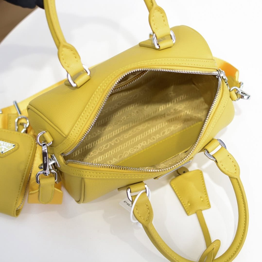 Prada Three-In-One Pillow Bag - Yellow 95025 | Sandra Bags - Image 2