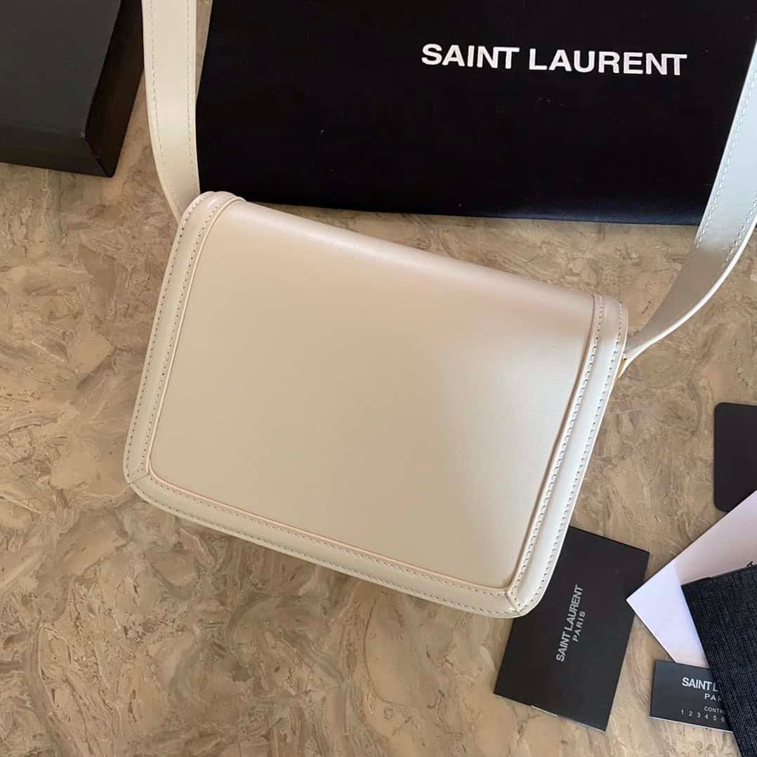YSL Monogram Cross-body Shoulder Small Handbag - White 54703 | Sandra Bags - Image 3