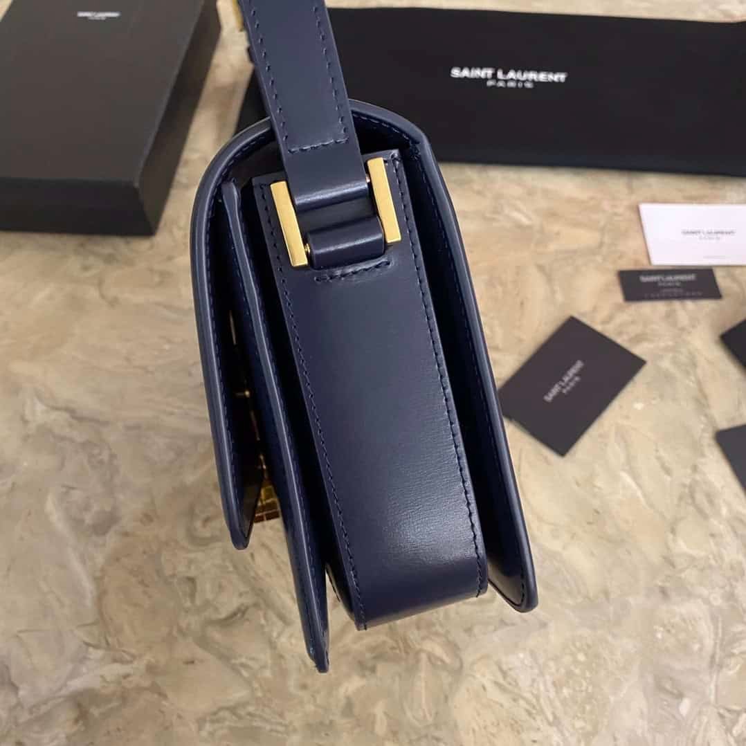 YSL Monogram Cross-body Shoulder Large Handbag - Dark Blue 10503 | Sandra Bags - Image 4