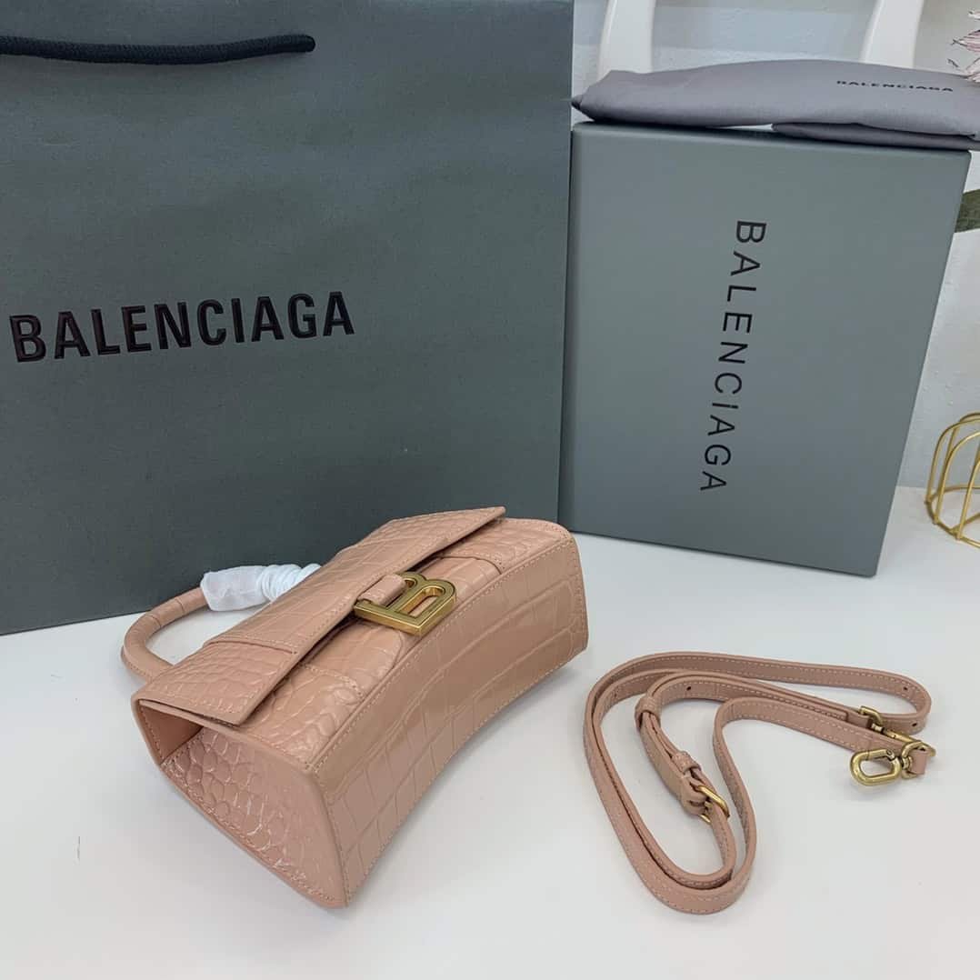 Balenciaga Crocodile XSmall Hourglass Bag - Cramel 31053 | Sandra Bags - Image 3