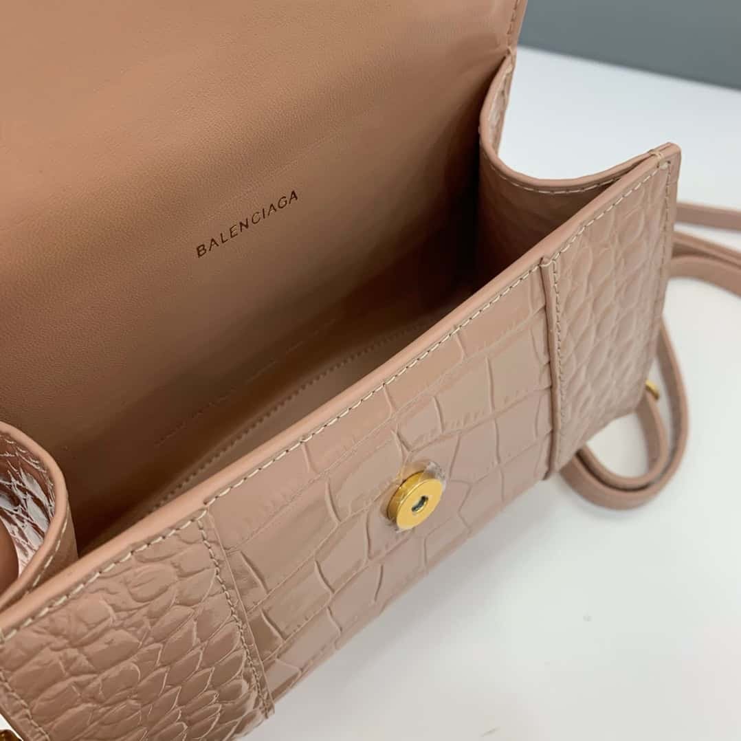Balenciaga Crocodile XSmall Hourglass Bag - Cramel 31053 | Sandra Bags - Image 2