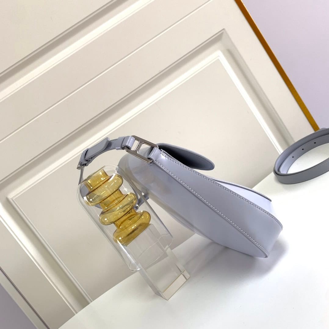 Prada Large Flap Armpit Bag - Blue 53164 | Sandra Bags - Image 5