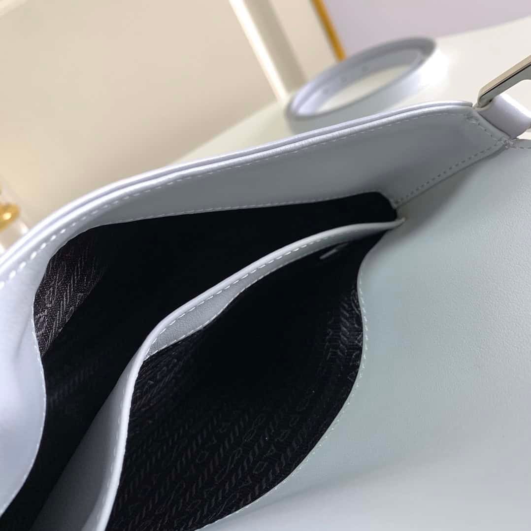 Prada Large Flap Armpit Bag - Blue 53164 | Sandra Bags - Image 2