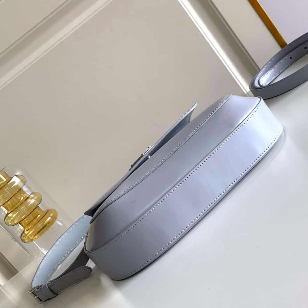 Prada Large Flap Armpit Bag - Blue 53164 | Sandra Bags - Image 3