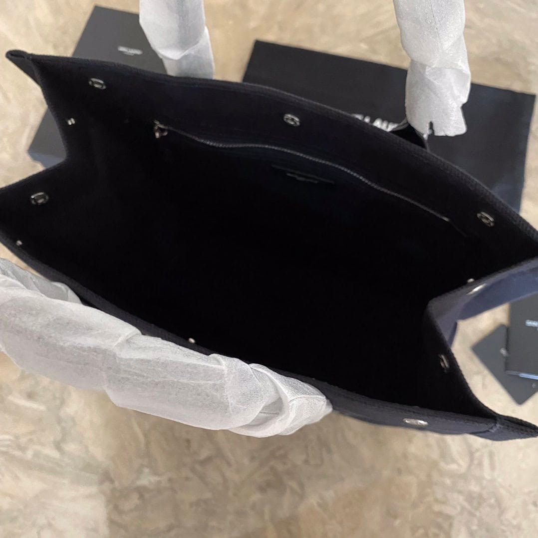 YSL Rive Gauche Beach Bag - Black 39255 | Sandra Bags - Image 2