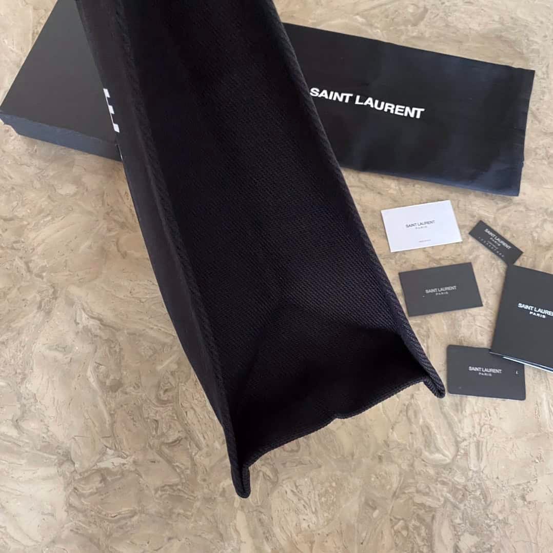 YSL Rive Gauche Beach Bag - Black 39255 | Sandra Bags - Image 4