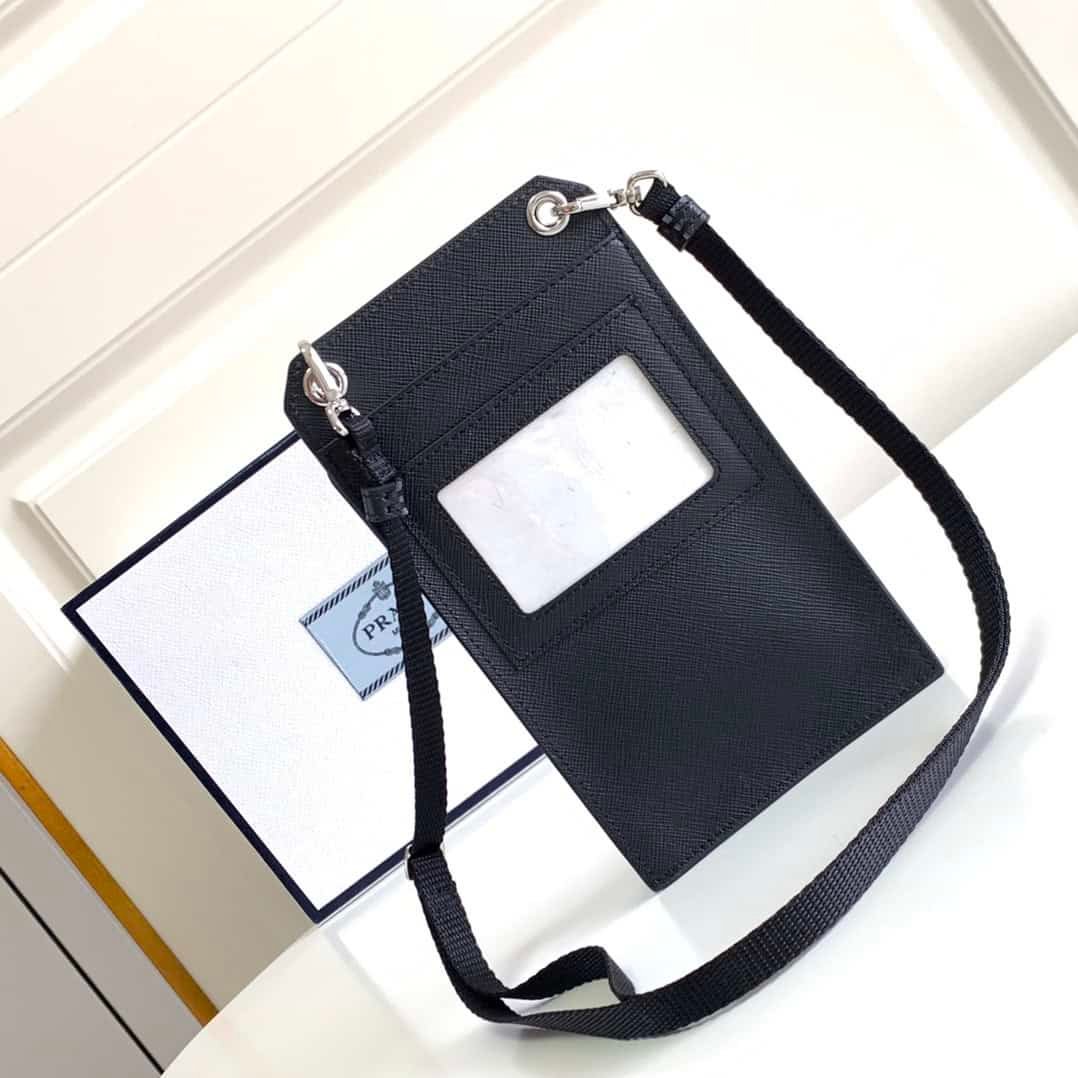 Prada Mobile Phone Bag - Black 36388 | Sandra Bags - Image 4