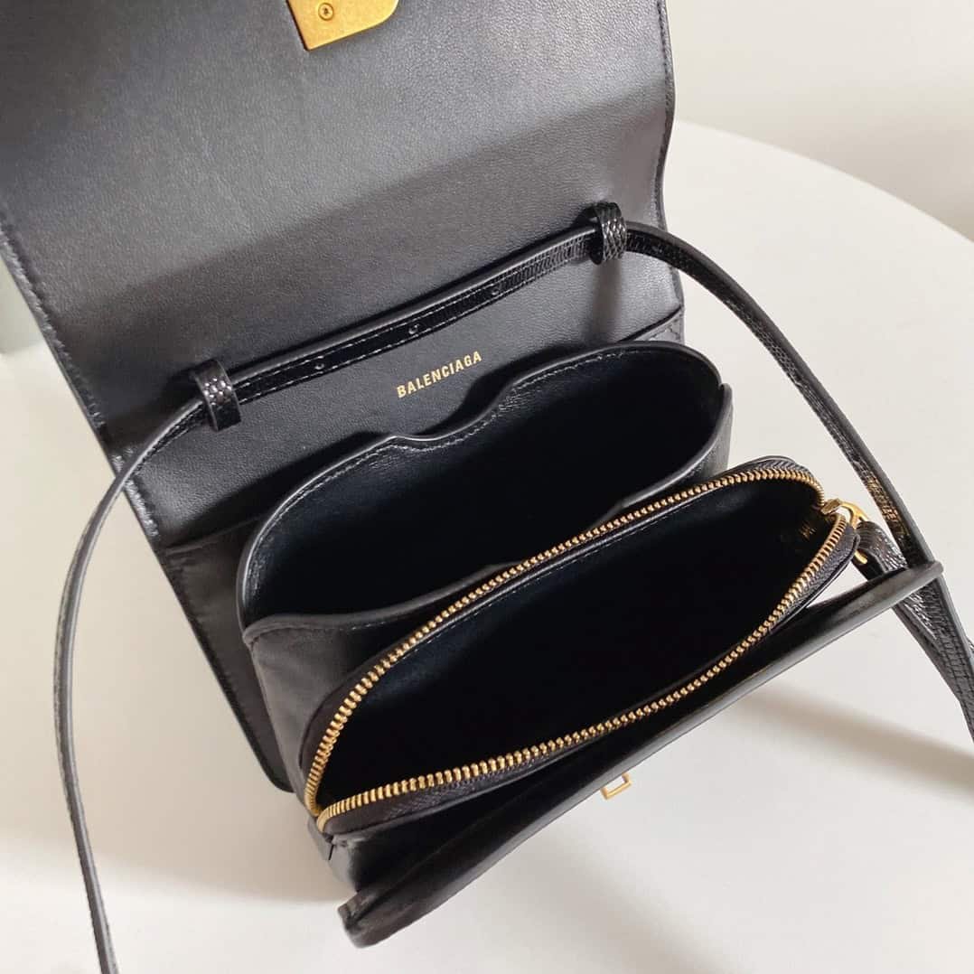 Balenciaga Square Box B Bag - Black 84638 | Sandra Bags - Image 2