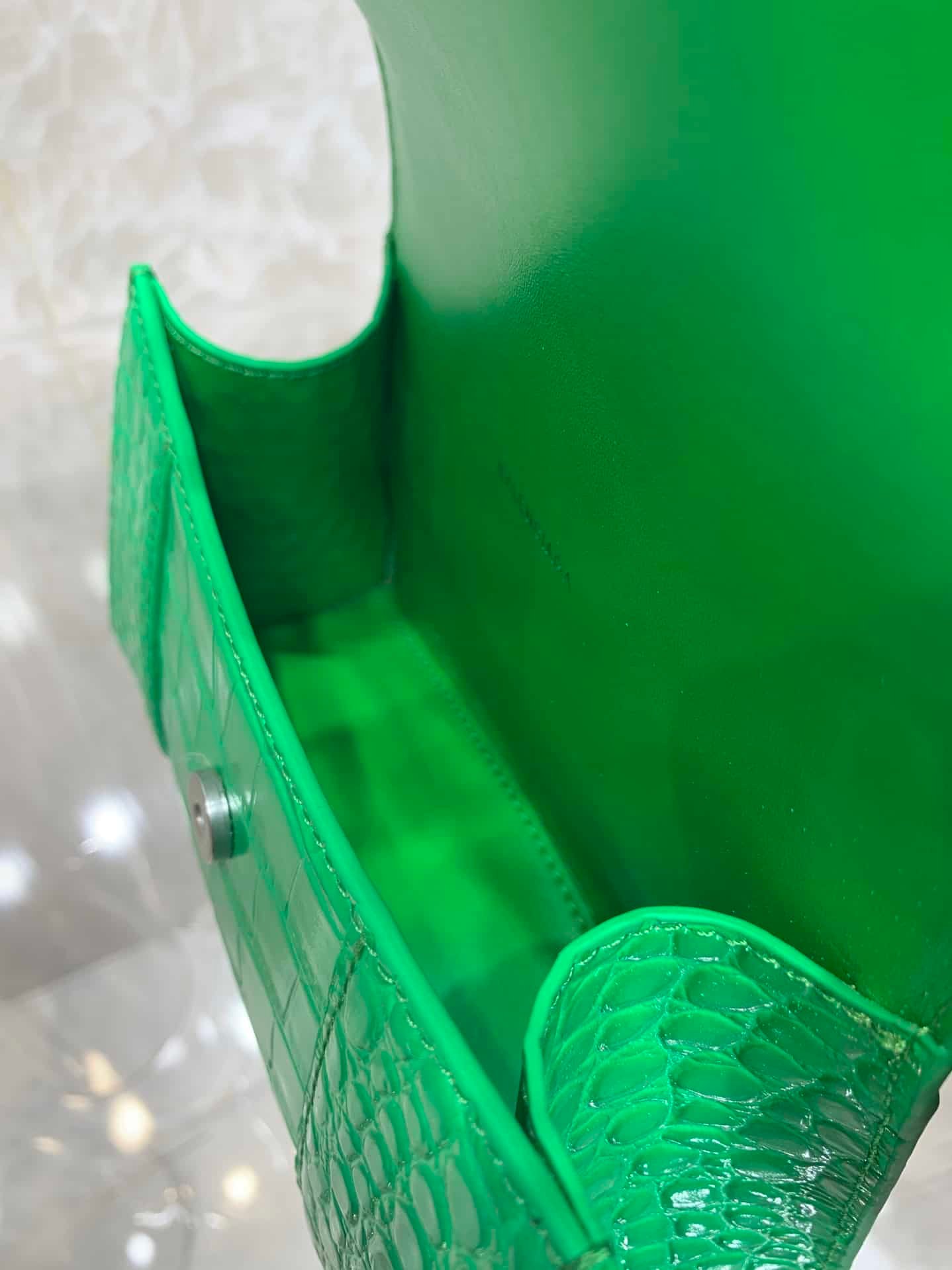 Balenciaga Heavyweight Hourglass Small Bag - Green 26403 | Sandra Bags - Image 2