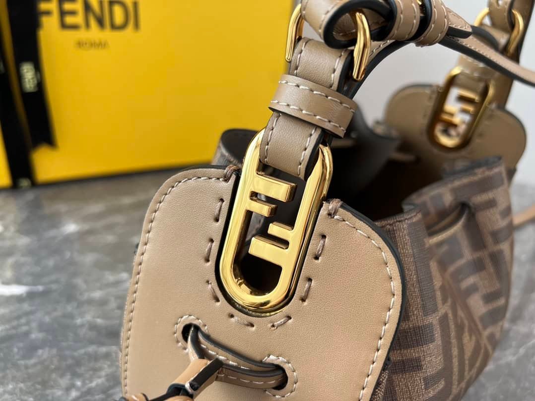 Fendi Pomodorino Mini Handbag - Old Flower 36643 | Sandra Bags - Image 4