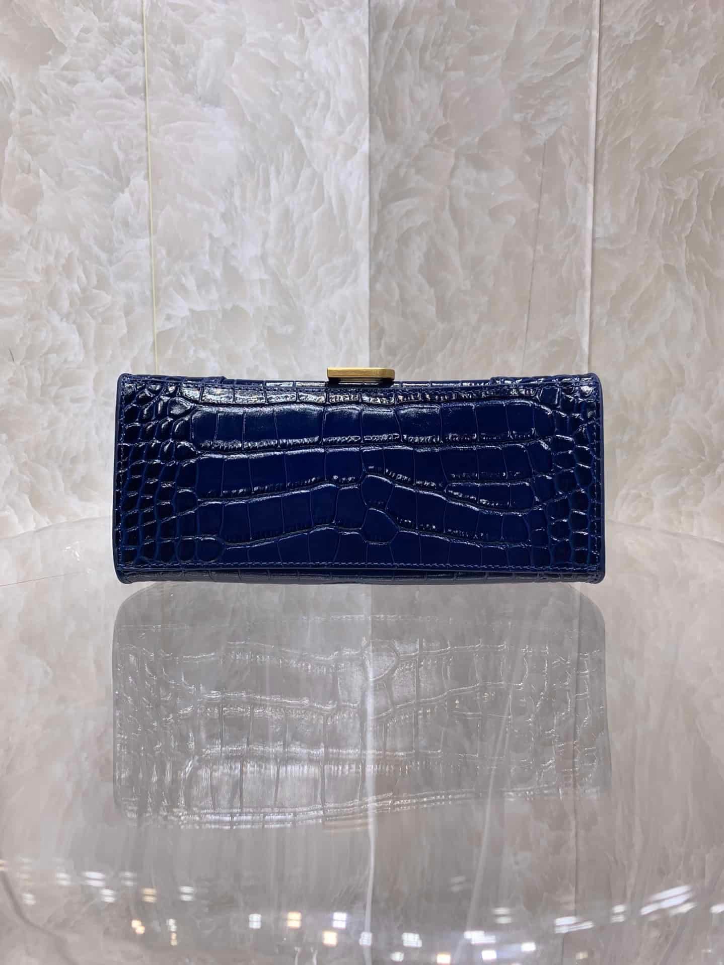 Balenciaga Heavyweight Hourglass Large Bag - Blue 30653 | Sandra Bags - Image 4
