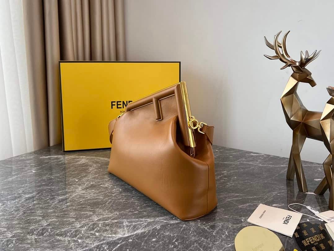 Fendi First Large Handbag β Brown 17102 | Sandra Bags - Image 5