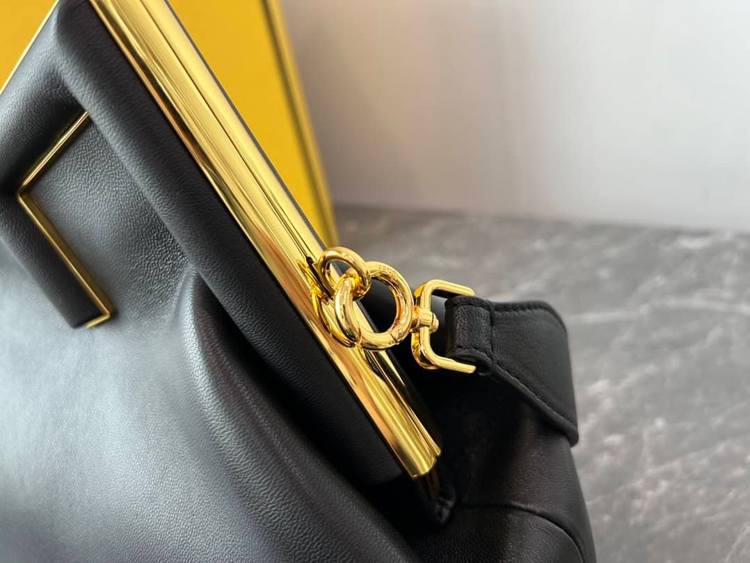 Fendi First Small Handbag β Black 74769 | Sandra Bags - Image 3