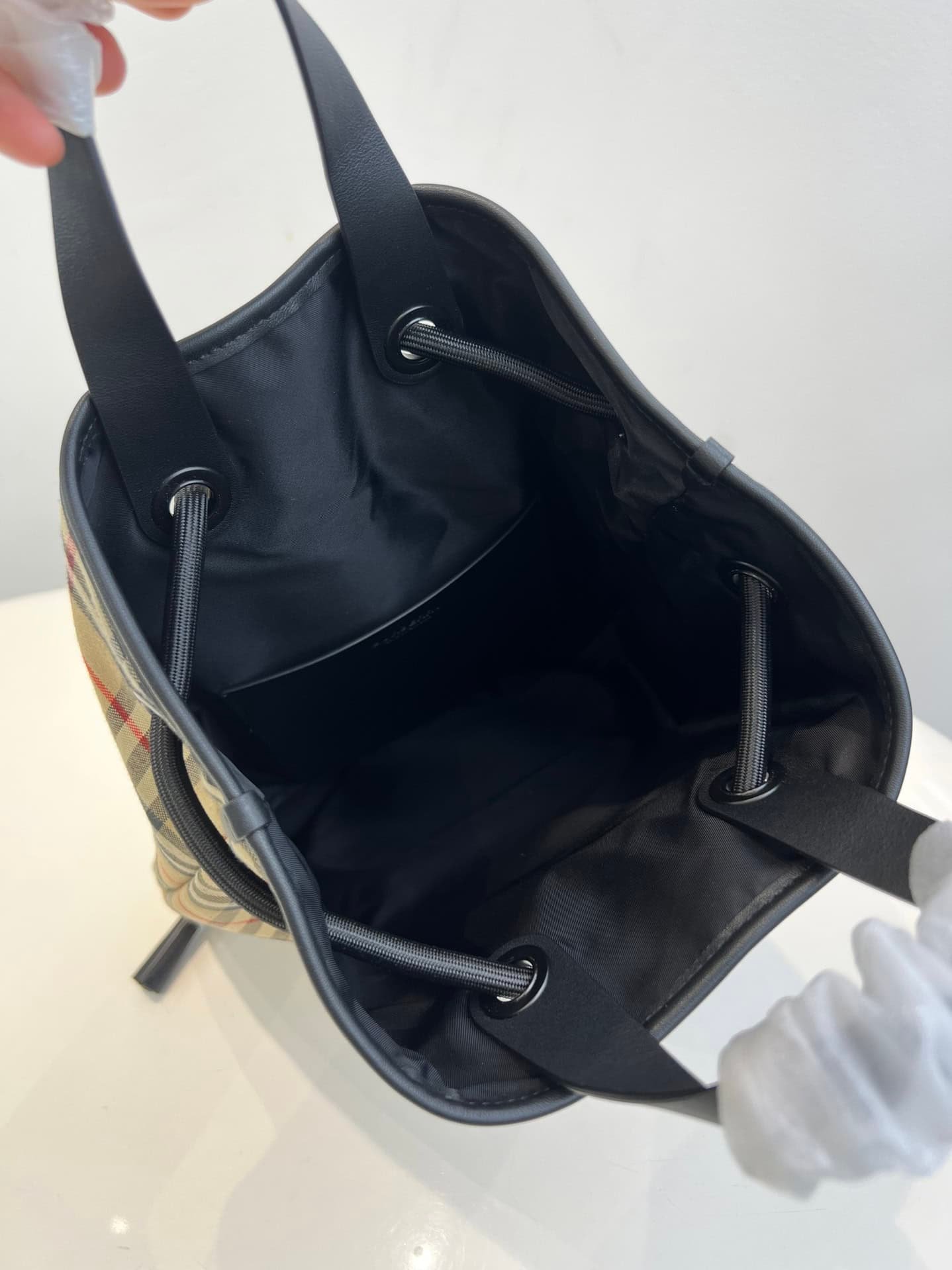 Burberry Plaid Cotton Teddy Bear Backpack 45200 | Sandra Bags - Image 3