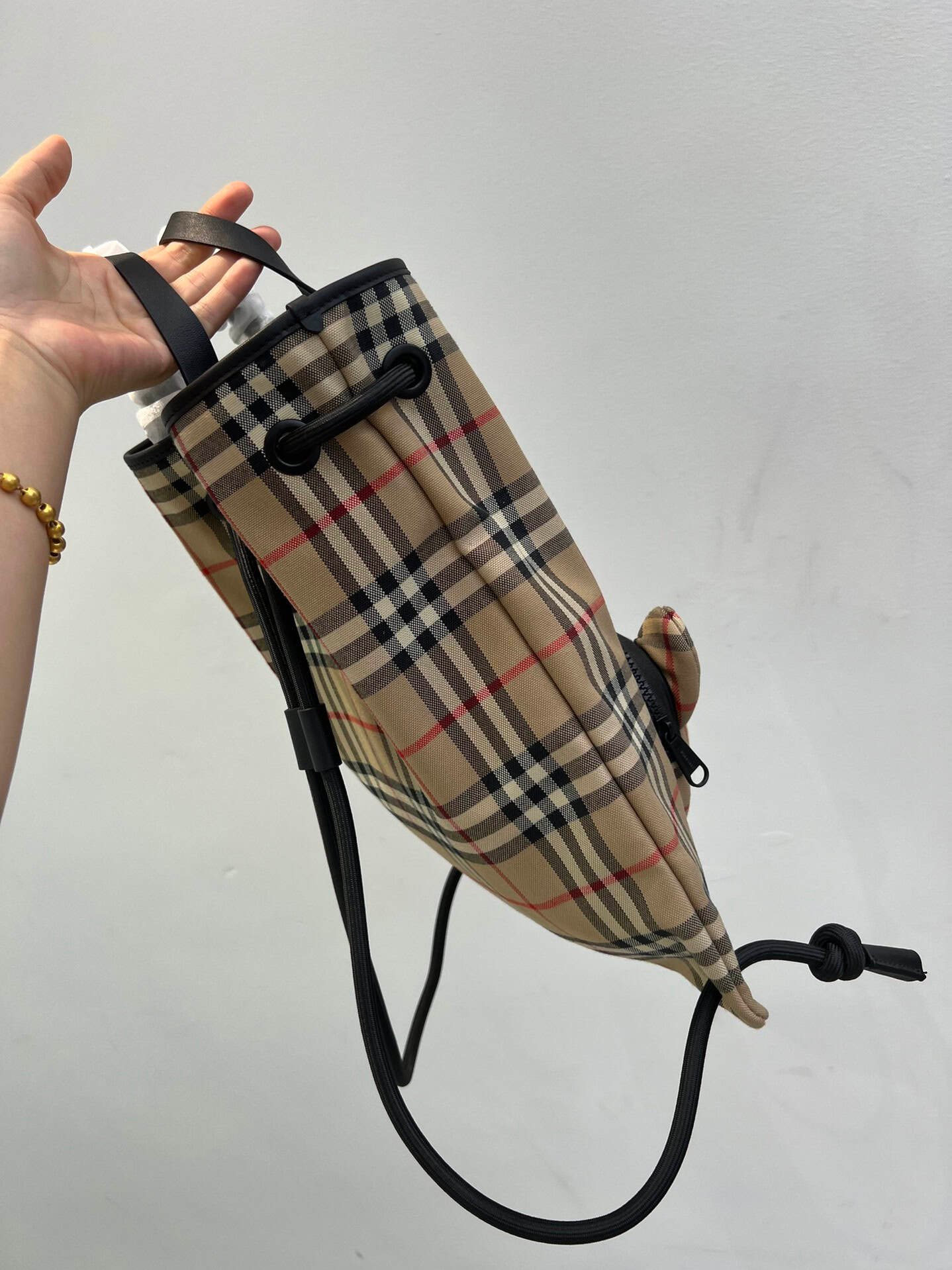 Burberry Plaid Cotton Teddy Bear Backpack 45200 | Sandra Bags - Image 5