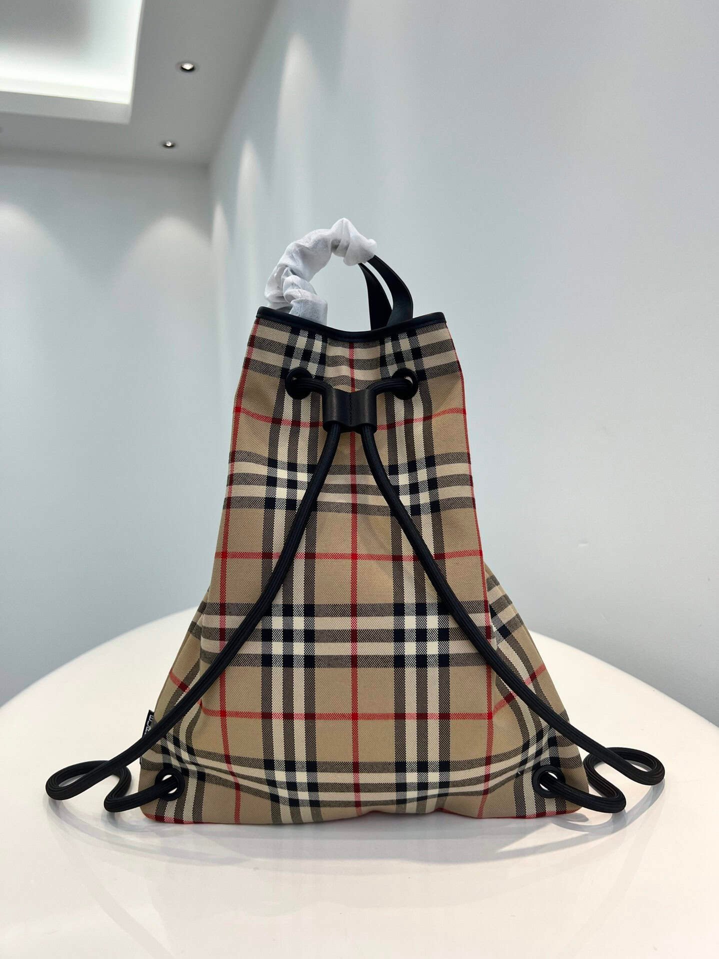 Burberry Plaid Cotton Teddy Bear Backpack 45200 | Sandra Bags - Image 4