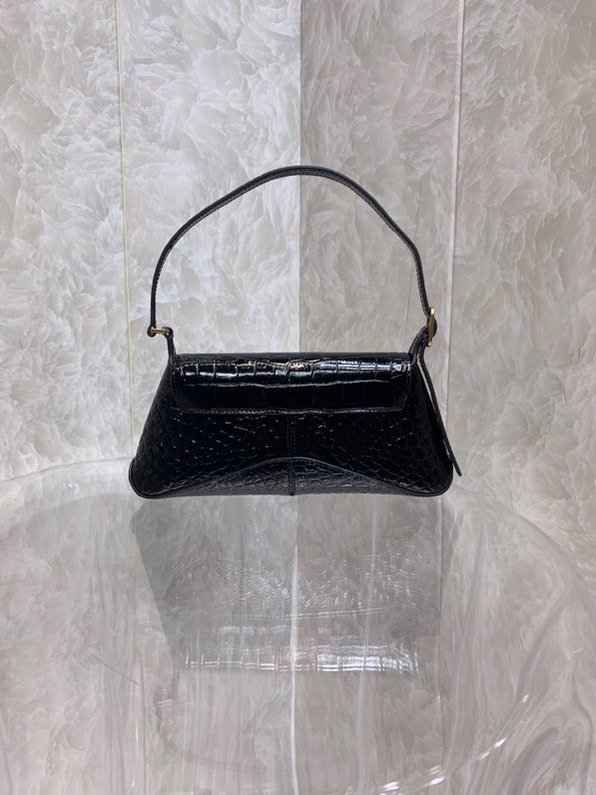 Balenciaga XX Bag Flap Small Armpit Bag - Black 16402 | Sandra Bags - Image 4