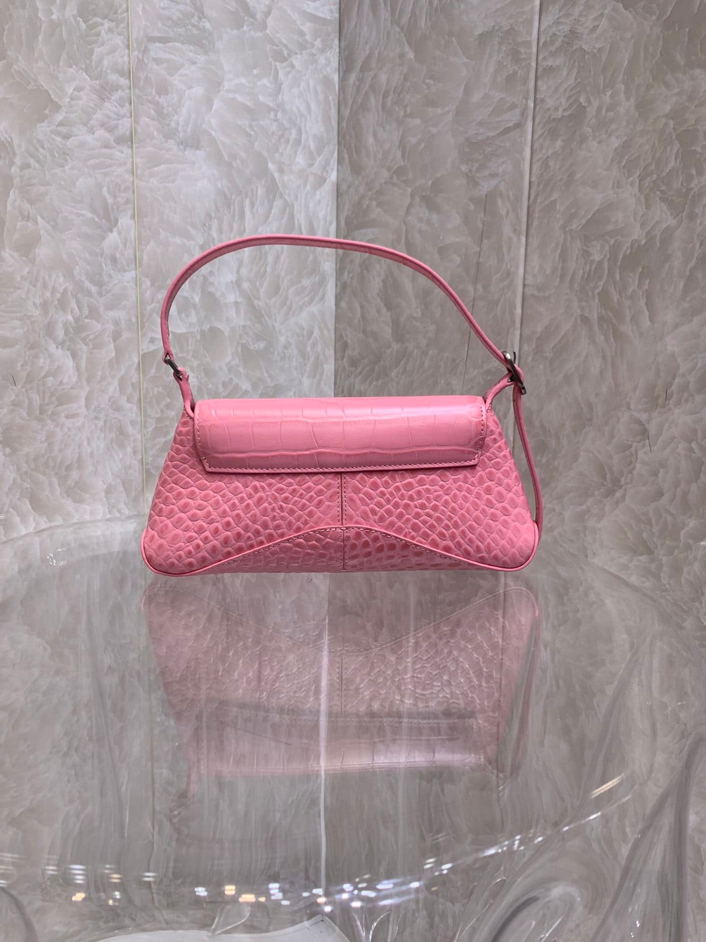 Balenciaga XX Bag Flap Small Armpit Bag - Pink 20228 | Sandra Bags - Image 4