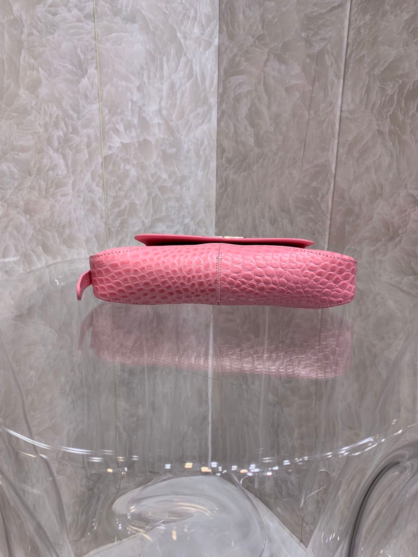 Balenciaga XX Bag Flap Small Armpit Bag - Pink 20228 | Sandra Bags - Image 3