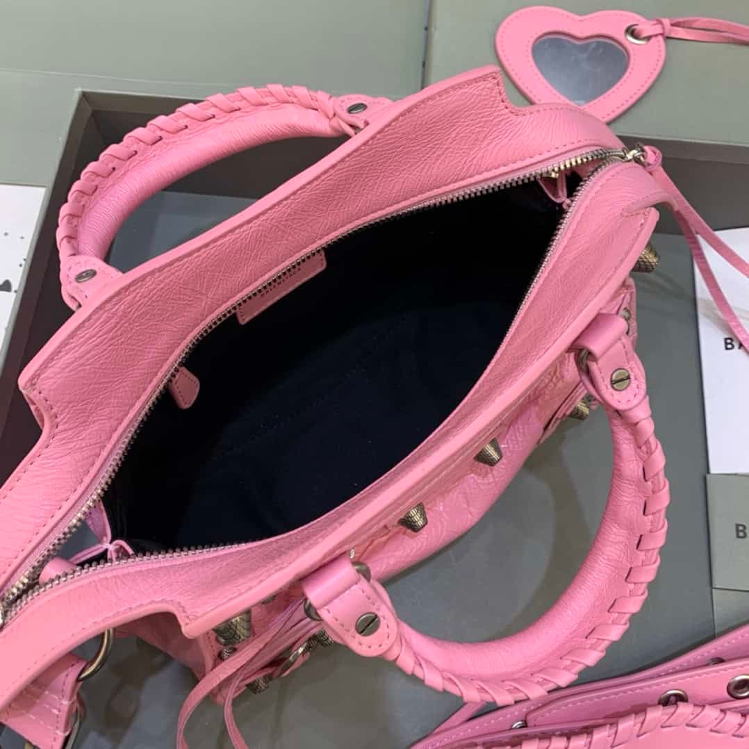 Balenciaga Neo Cagole Motorcycle Bag - Pink 96140 | Sandra Bags - Image 2