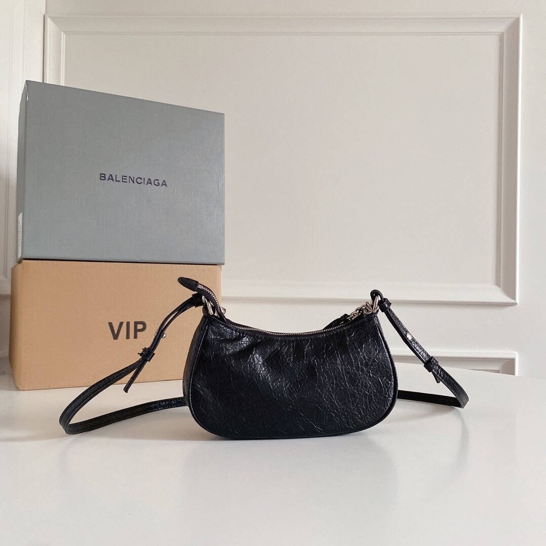 Balenciaga Le Cagole Mini Armpit Bag - Black 42670 | Sandra Bags - Image 5