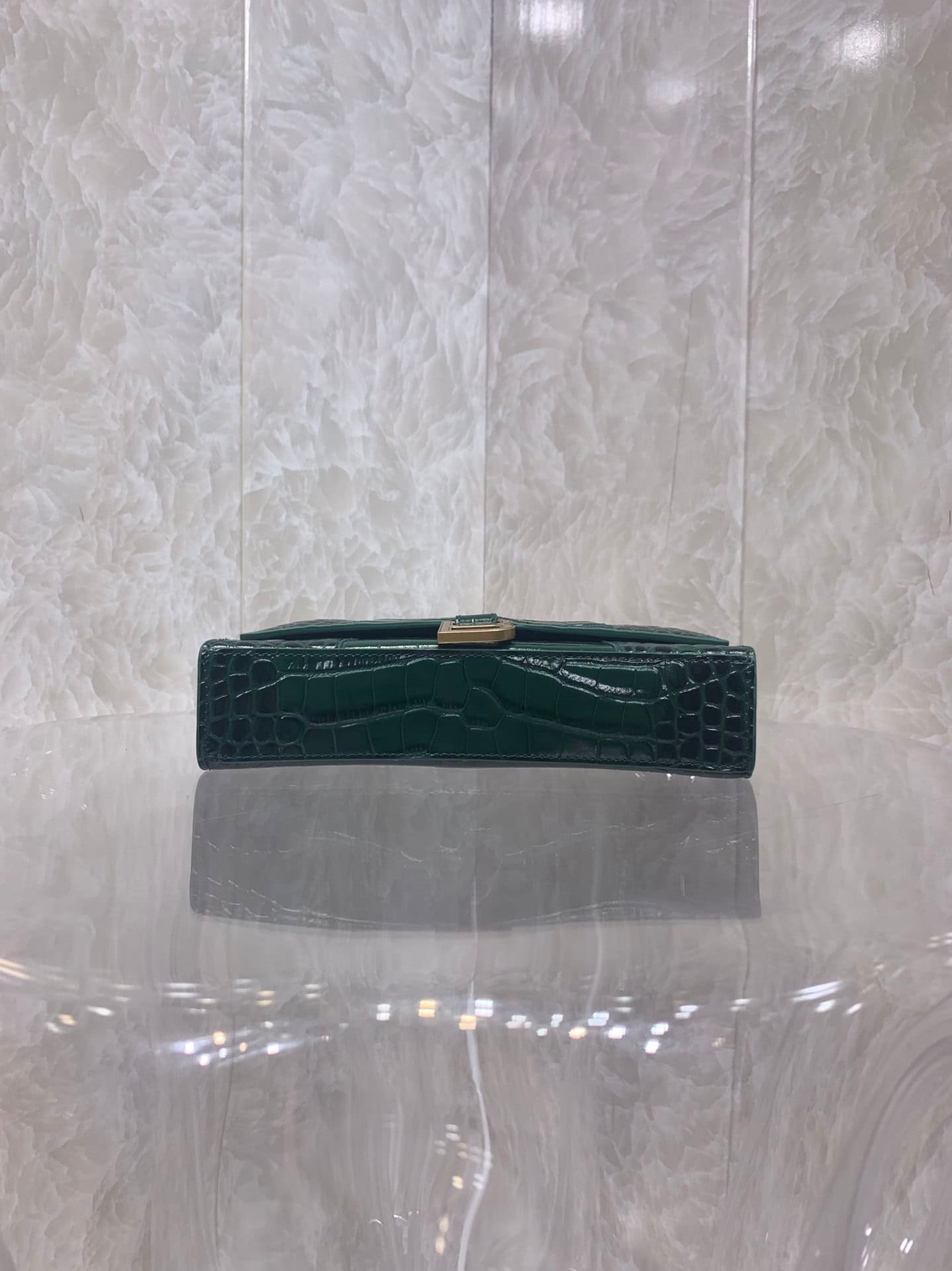 Balenciaga Hourglass Chain Bag - Green (Golden Buckle) 50299 | Sandra Bags - Image 4