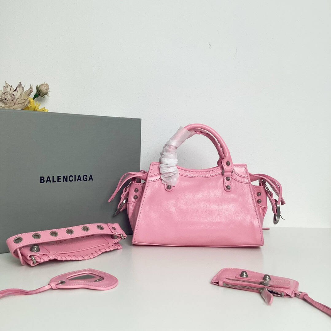 Balenciaga Neo Cagole Explosive Motorbike Bag - Pink 15974 | Sandra Bags - Image 5