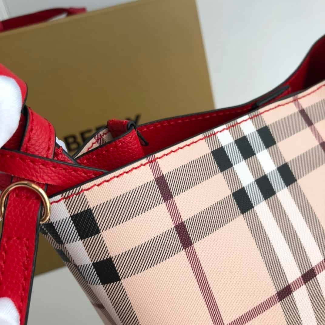 Burberry Cross-Body Bucket Bag - Red 89522 | Sandra Bags - Image 5