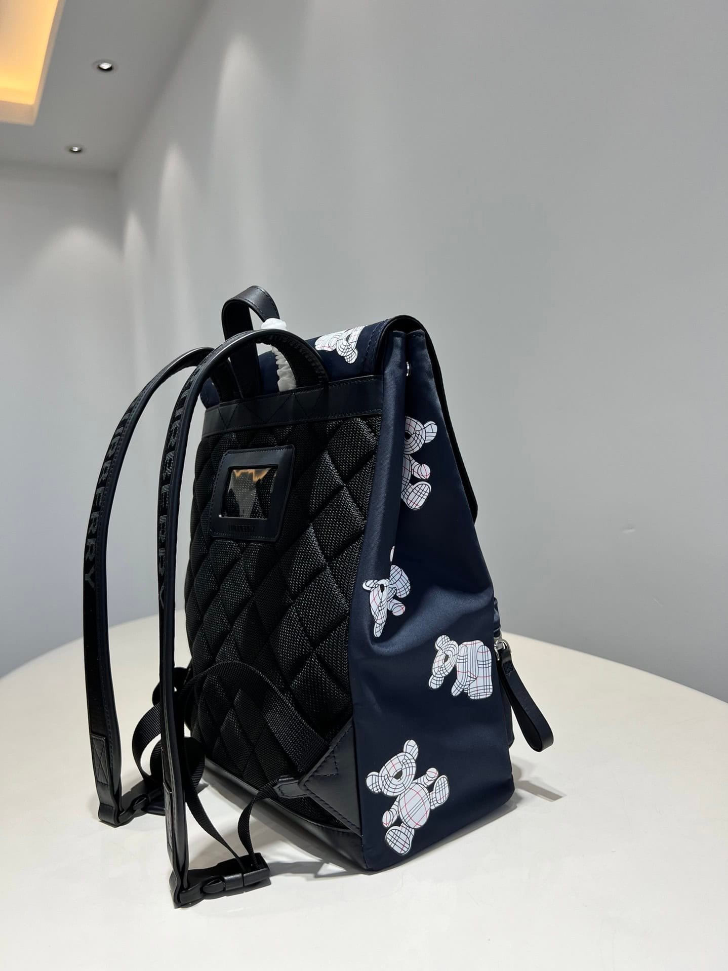 Burberry Thomas Teddy Bear Printed Nylon Backpack 28753 | Sandra Bags - Image 3