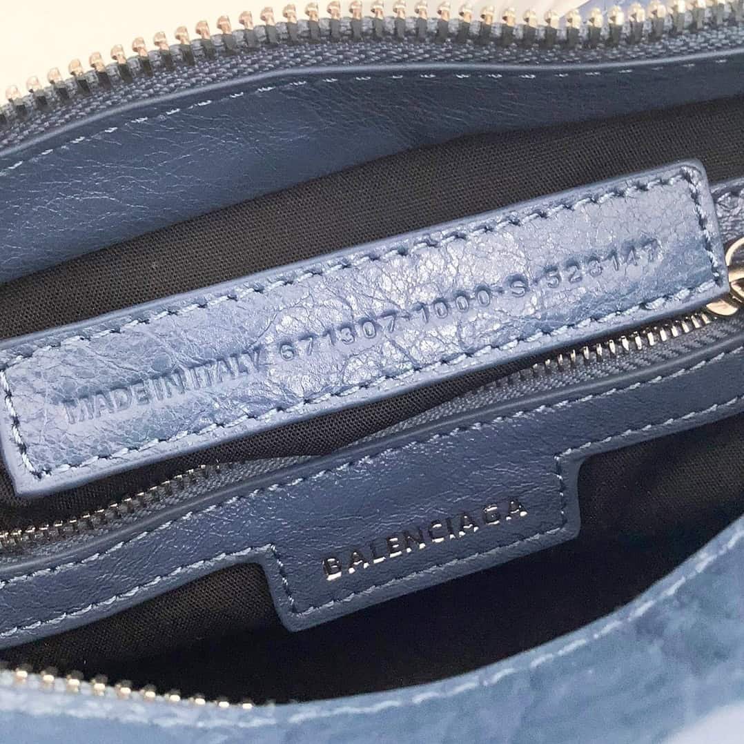 Balenciaga Neo Cagole Explosive Motorbike Bag - Dark Blue 61137 | Sandra Bags - Image 3