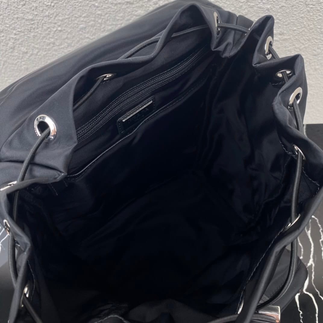 Prada Parachute Backpack - Black 72980 | Sandra Bags - Image 2