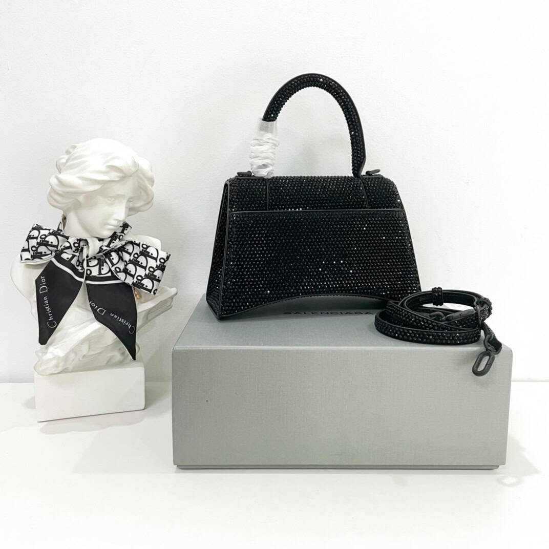 Balenciaga Diamond Hourglass Bag - Black 29286 | Sandra Bags - Image 5