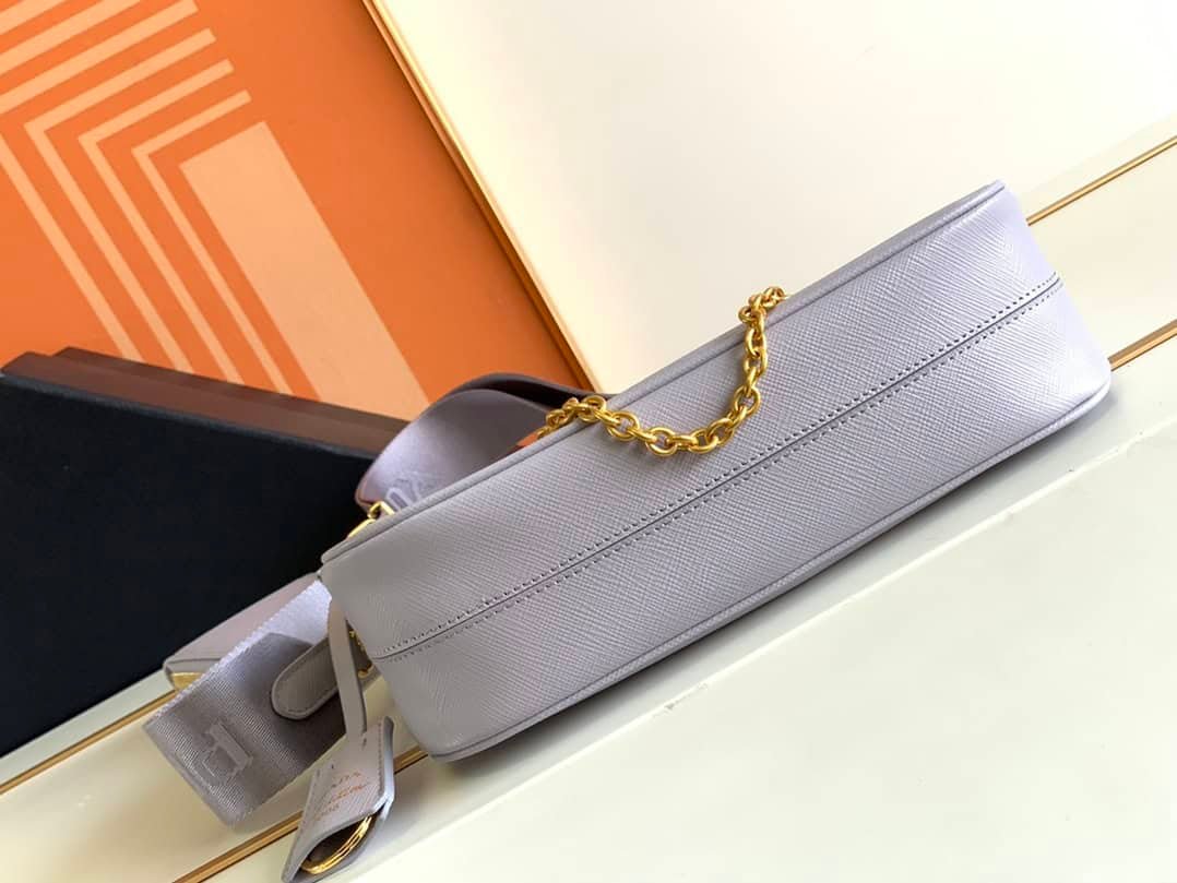 Prada Baokuanqnylon Hobo Large Handbag - Purple 73784 | Sandra Bags - Image 4