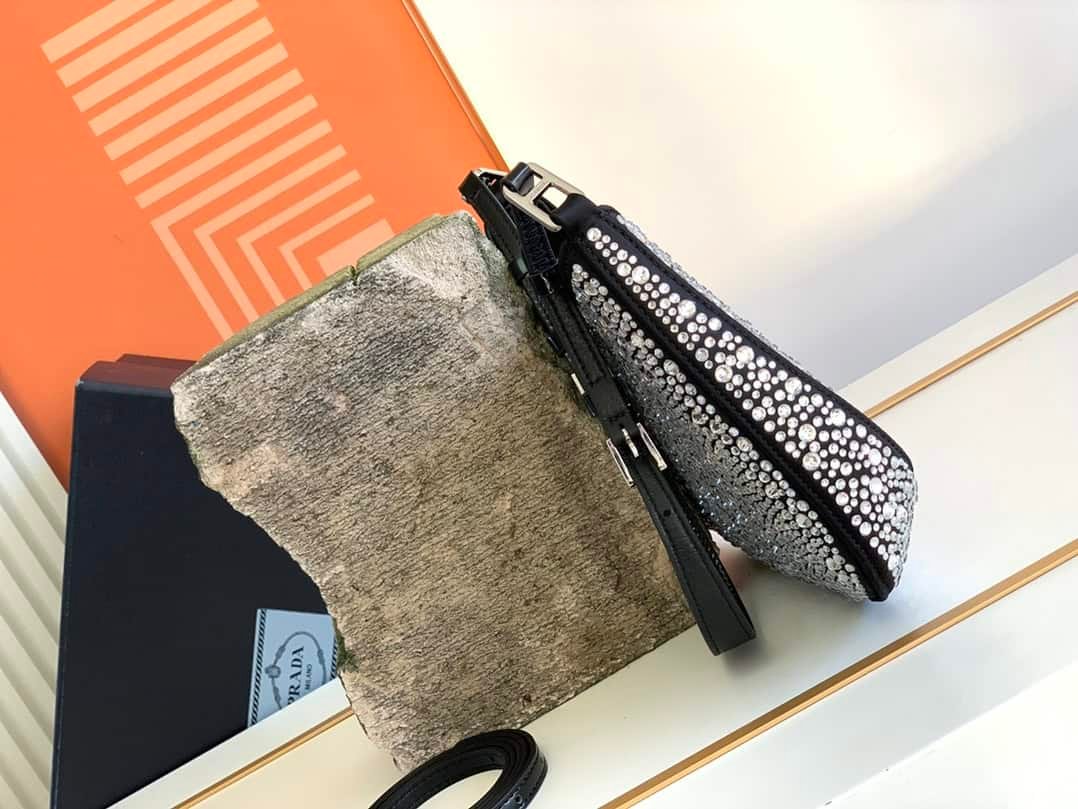 Prada Gypsophila Underarm Bag 63303 | Sandra Bags - Image 3