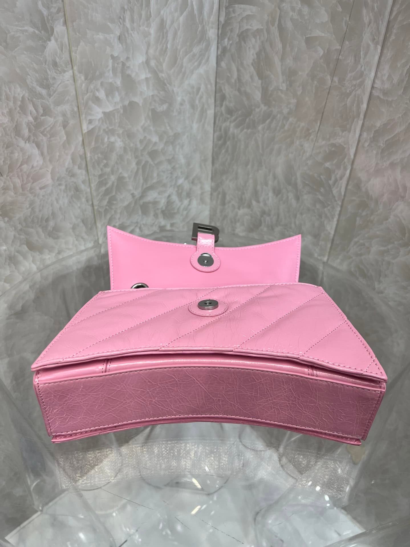 Balenciaga Crush Handbag - Pink 80070 | Sandra Bags - Image 3