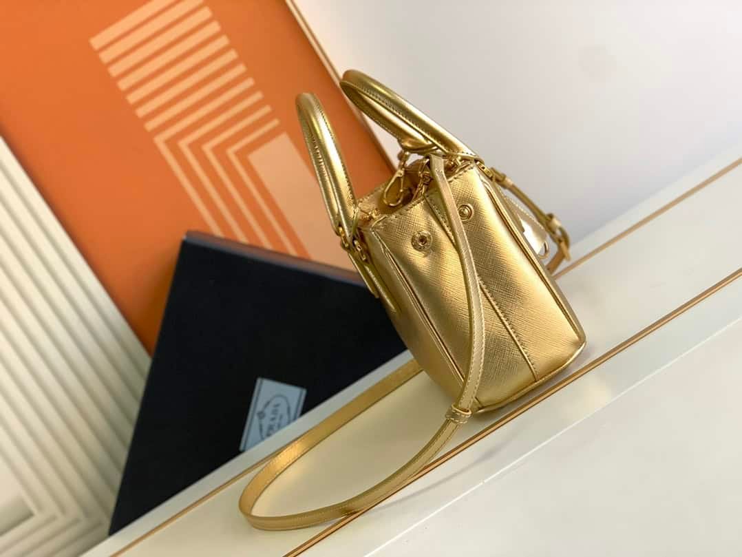 Prada Galleria Handbag - Gold 76919 | Sandra Bags - Image 5