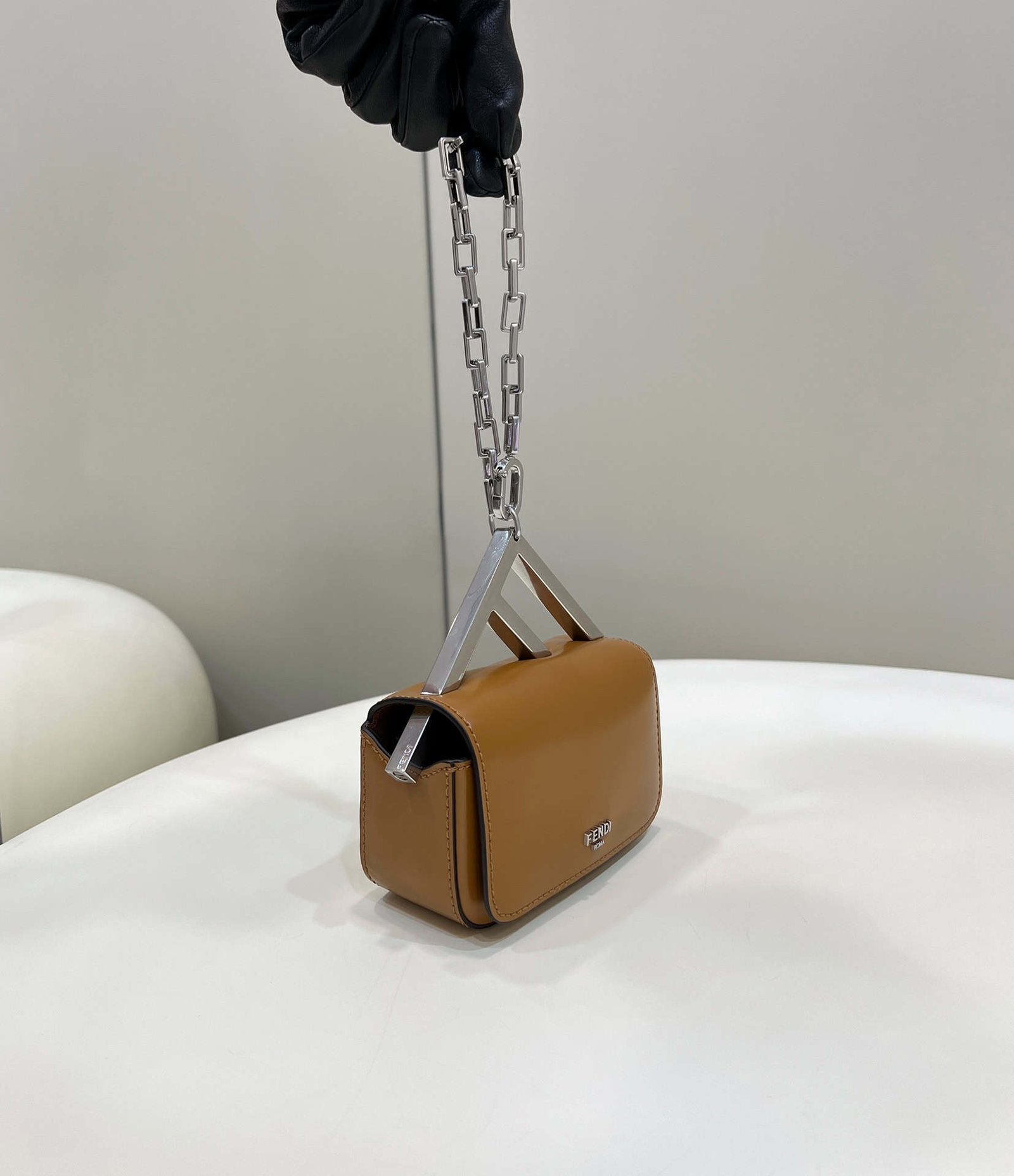 Fendi Mini First Sight Handbag - Brown 91414 | Sandra Bags - Image 5