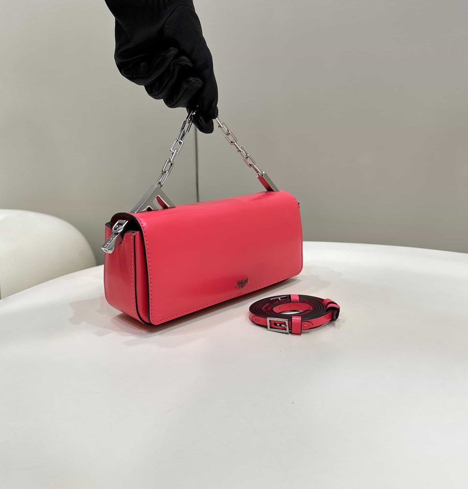 Fendi First Sight Handbag - Pink 19216 | Sandra Bags - Image 4