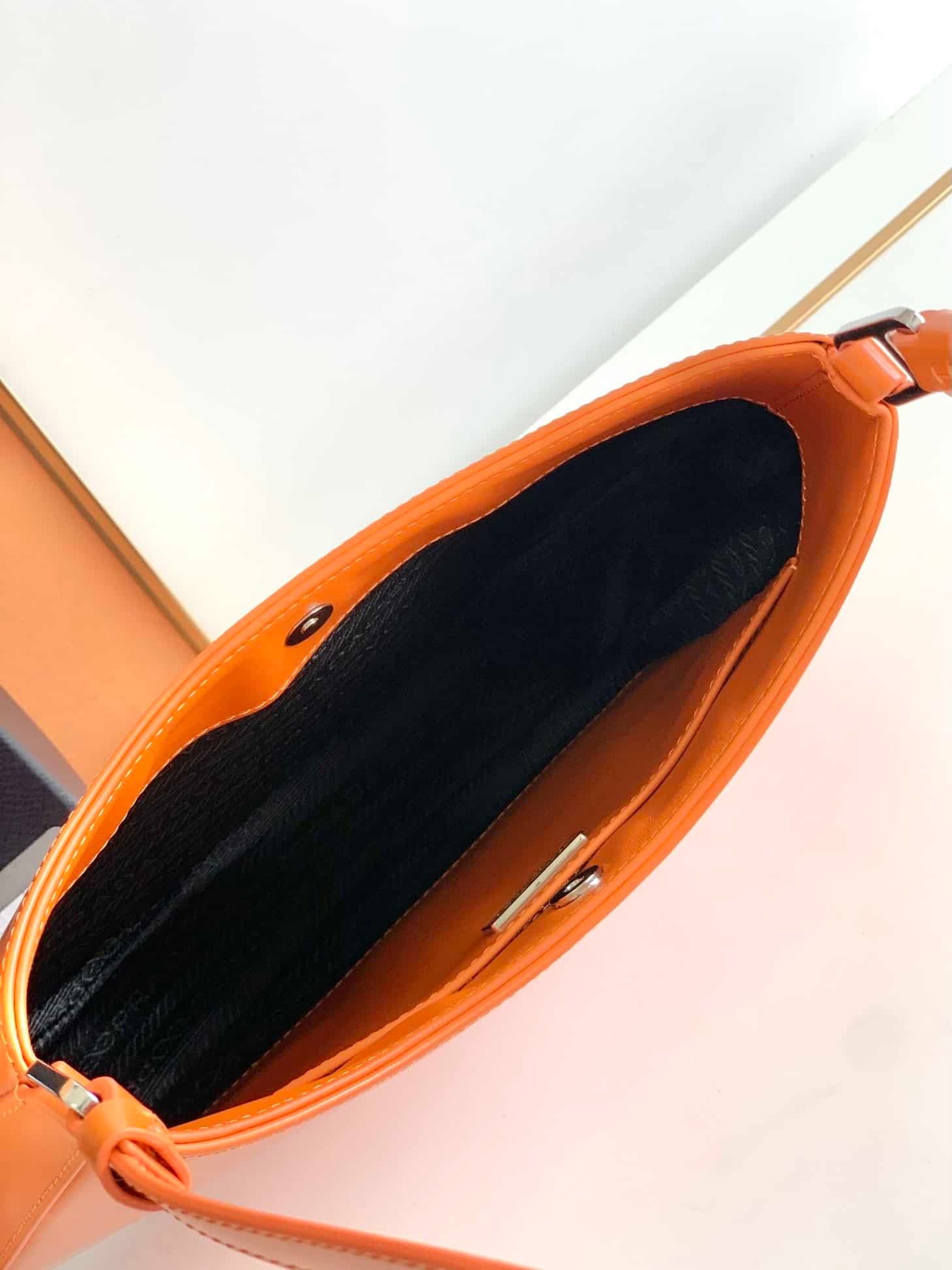 Prada Hobo Underarm Bag - Orange 69959 | Sandra Bags - Image 4