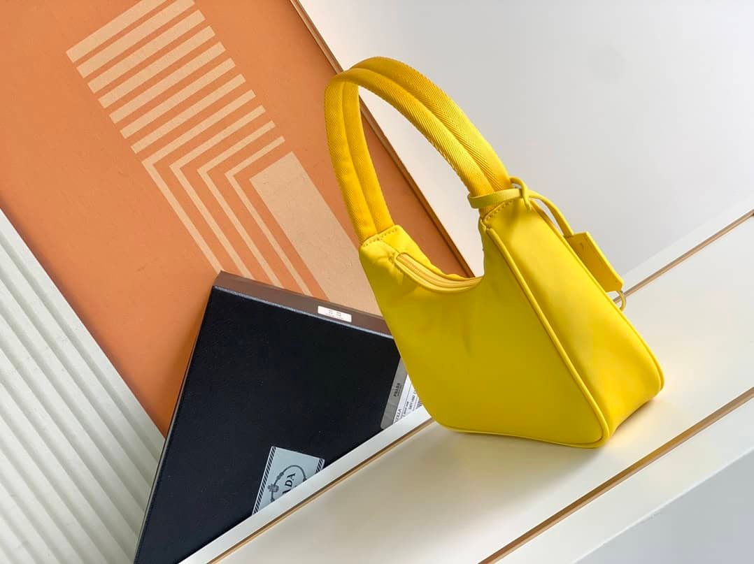 Prada Hobo Kendou's Shoulder Bags - Yellow 16118 | Sandra Bags - Image 5