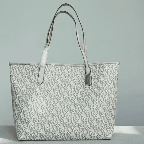 Coach City Buckle Design Tote Bag - White 94402 | Sandra Bags