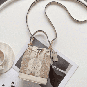 Coach Mini Macaron Color Bucket Bag - White 97433 | Sandra Bags