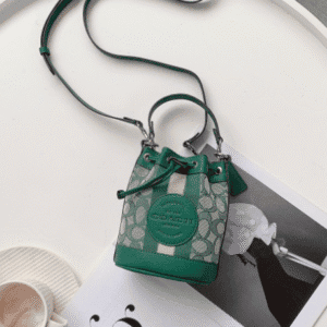 Coach Mini Macaron Color Bucket Bag - Green 83032 | Sandra Bags